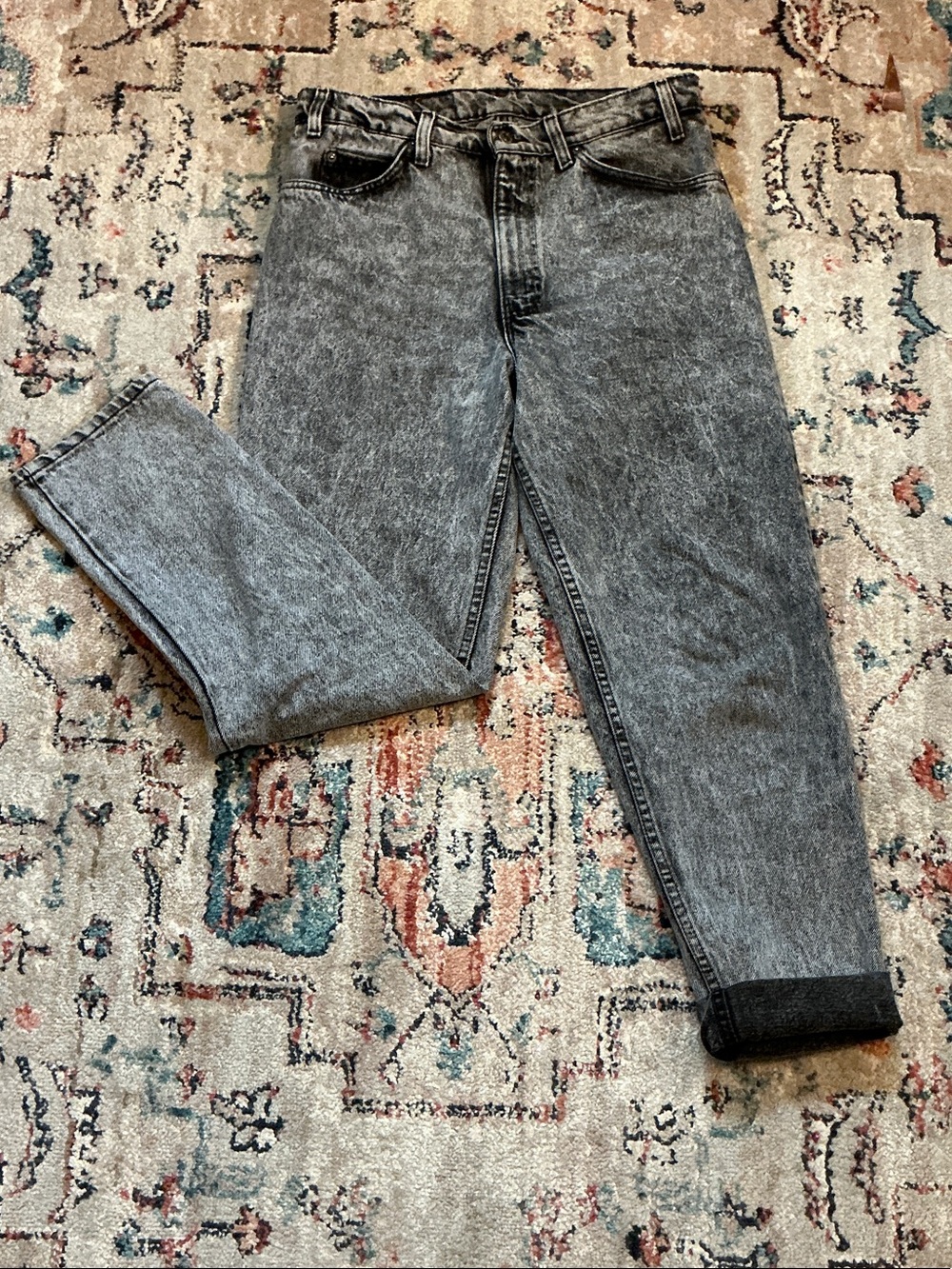 RAD Vintage 1988 Levi's 550 Acid Wash Jeans - Tag 33x30